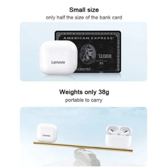 NIB Lenovo Live Pods LP40, White/Black - Picture 2 of 6